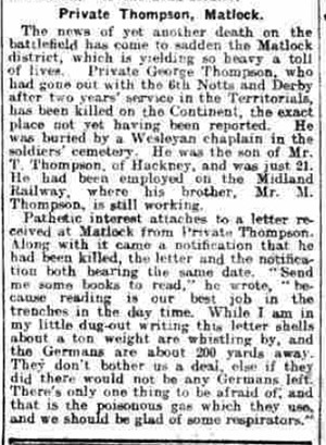 Private George Thompson