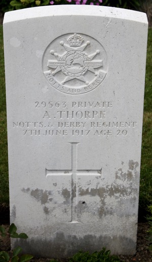 Private Arthur Thorpe