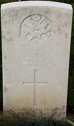 Lance Corporal Percy Thorpe