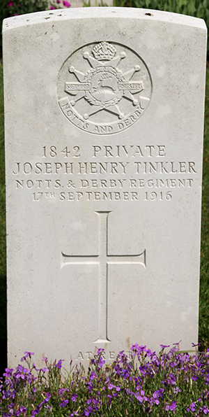 Private Joseph Henry Tinkler