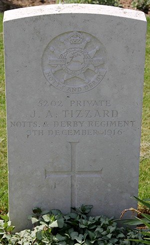 Private Joe Alfred Tizzard
