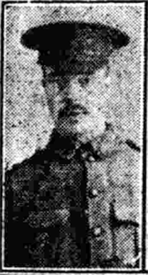 Private Joe Alfred Tizzard