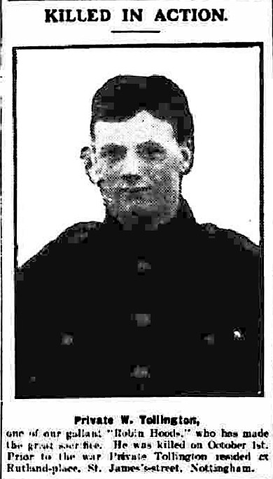 Private W. Tollington