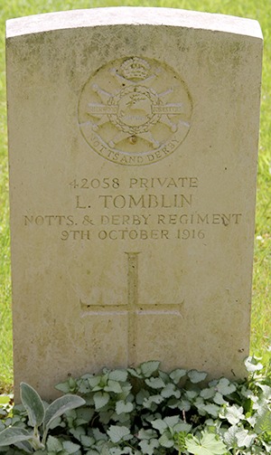 Private Leslie Tomblin