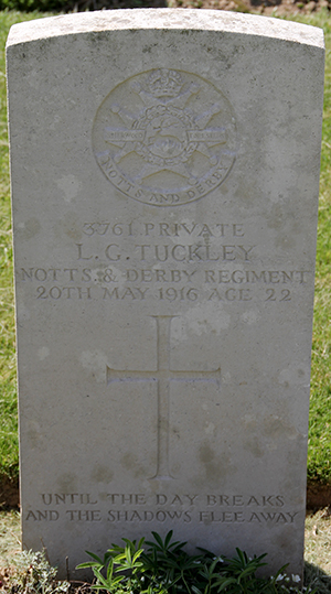Private Lawrence George Tuckley