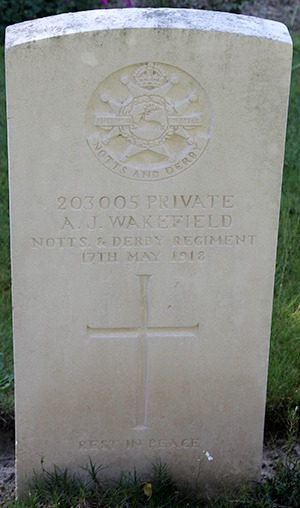 Private Albert Joseph Wakefield