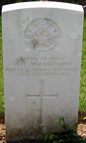 Private H. T. Wakeford