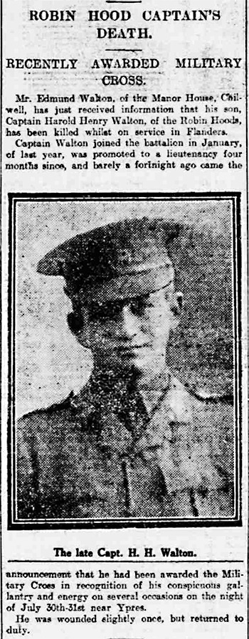 Captain Harold Henry Walton