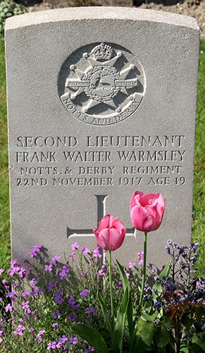 Second Lieutenant Frank Walter Warmsley