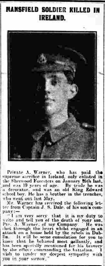 Private Arthur Warner art1