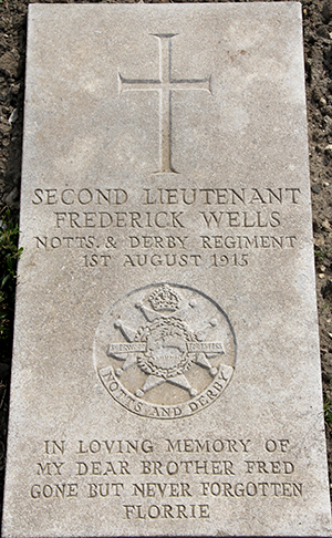 Second Lieutenant Frederick Wells