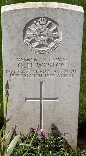 Private George Herbert Weston