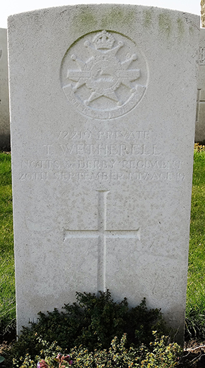 Private T. Wetherell