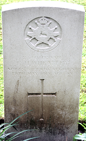 Private Ernest H. Wheatley