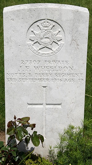 Private John Flint Wheeldon