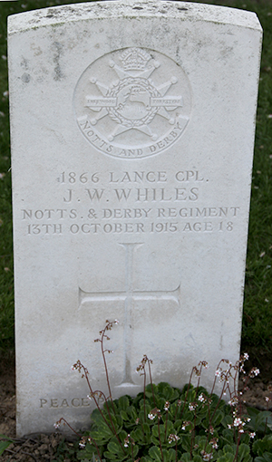 Lance Corporal James William Whiles