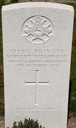 Private Herbert Widdowson