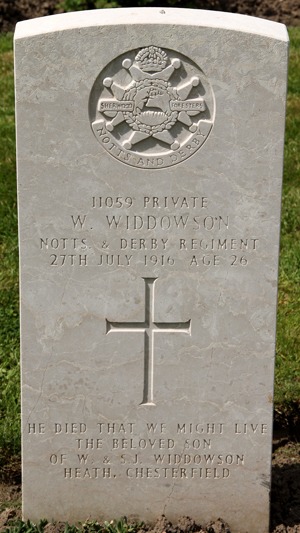 Private William Widdowson