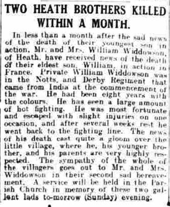 Sergeant Herbert W. Widdowson