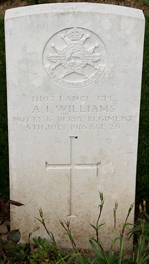 Lance Corporal A. I. Williams