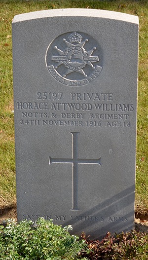 Private Horace Attwood Williams