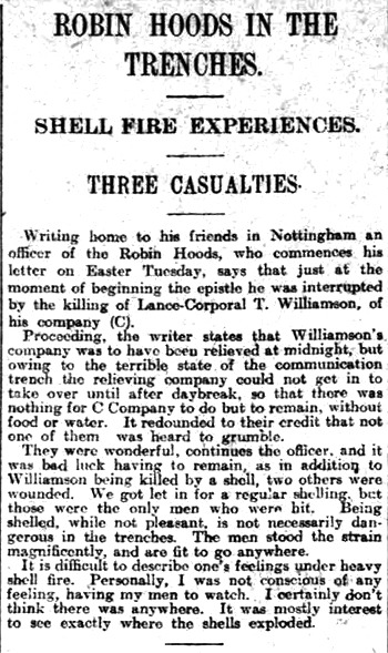 Lance Corporal Alonzo Thomas Williamson art