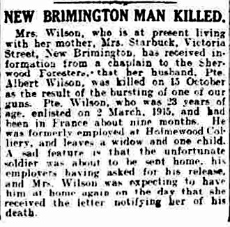 Private Albert Wilson