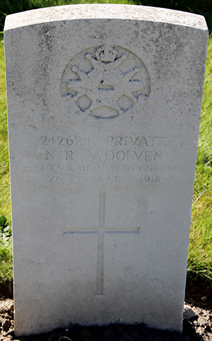 Private Nelson Richard Woolven
