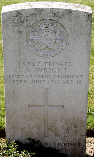 Private Alfred Wright