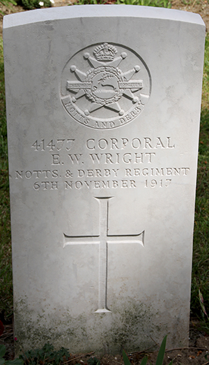 Corporal E. W. Wright
