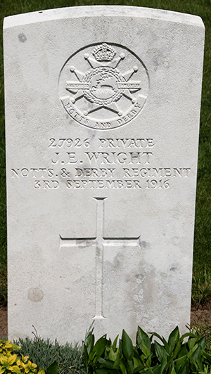 Private Joseph Ernest Wright