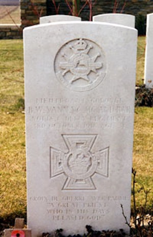 Lieutenant Colonel Bernard William Vann grave