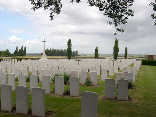 Awoingt British Cemetery, France.