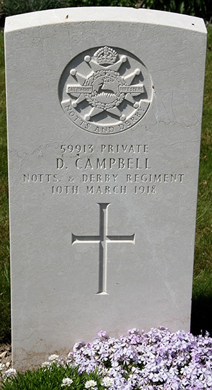 Private Donald Campbell grave