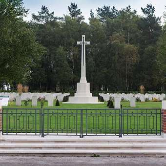 Cannock Chase War Cemetery, Staffordshire, United Kingdom. 