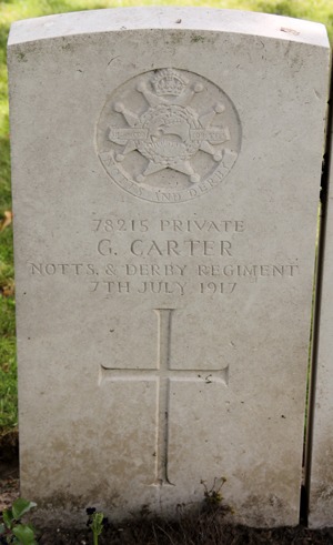 Private G. Carter grave