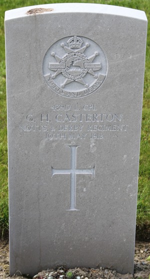 Lance Corporal George Herbert Casterton grave