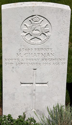 Private Mark Chapman grave