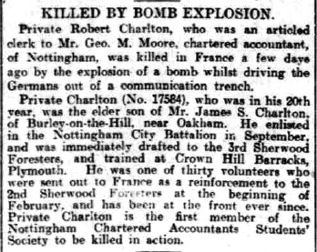 Private Robert Charlton