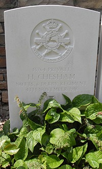 Private Harry Chesham grave