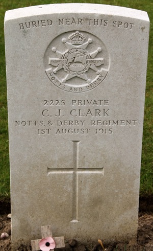 Private Charles James Clark grave