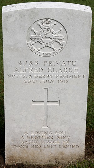 Private Alfred Clarke