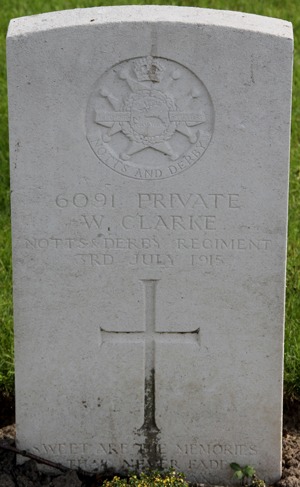 Private William Clarke grave
