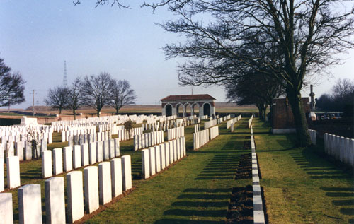 Combles Communal Cemetery Extension, France.