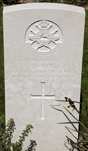 Private John Cook grave