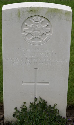 Private William Cudworth grave