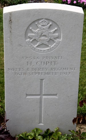 Private Harold Cupit grave
