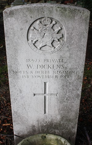 Private William Dickens grave