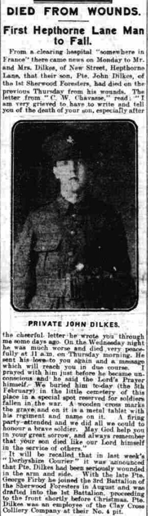 Private John Dilkes article