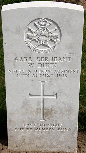 Sergeant Walter Dunn grave